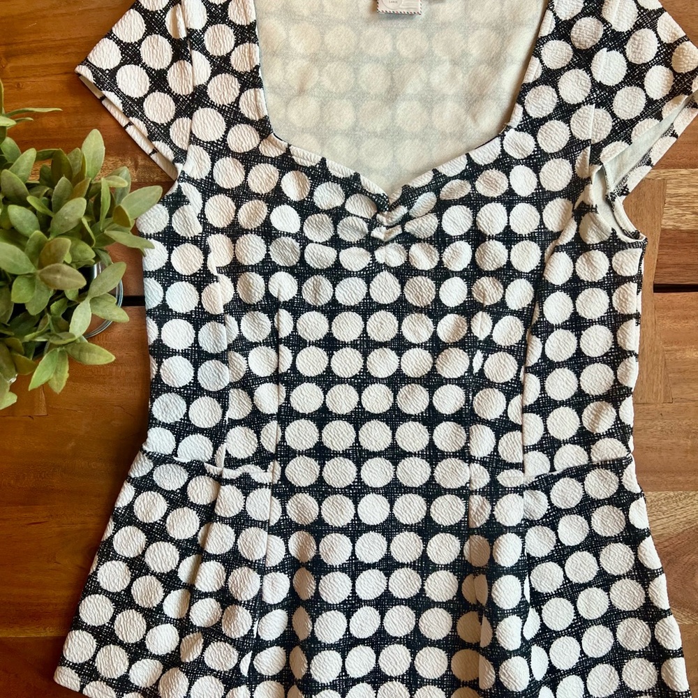 Anthropologie- Women's Peplum Top